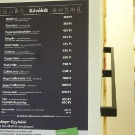 Bookline Egy Könyv: Egy Kávé Budapest - Étlap/itallap