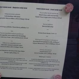Borssó Bistro Budapest - Étlap/itallap
