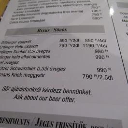 Bp BARbq Budapest - Étlap/itallap