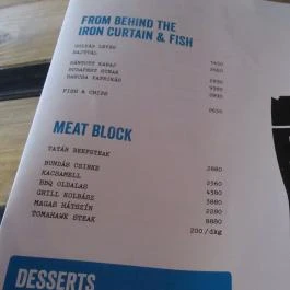 BrewDog Bar Budapest - Étlap/itallap