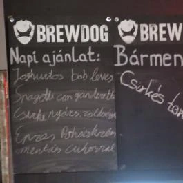 BrewDog Bar Budapest - Étlap/itallap