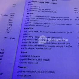 Bridges Food Bar Budapest - Étlap/itallap