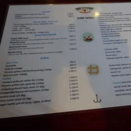 Bubba's Captains Pub Budapest - Étlap/itallap