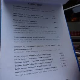 Bubble Chic Bistro, Budapest - Étlap/itallap