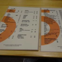 Bubó Budapest - Étlap/itallap