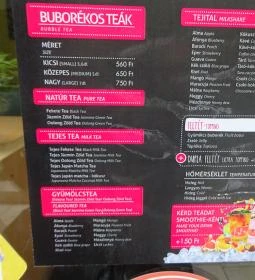 Bubu Bubble Tea - Petőfi Sándor utca