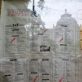 Budapest Barbecue Company Budapest - Étlap/itallap