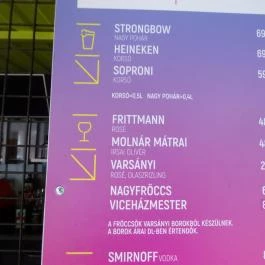 Budapest Park Budapest - Étlap/itallap