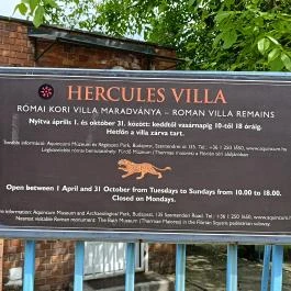 Budapesti Történeti Múzeum - Hercules Villa Budapest - Egyéb