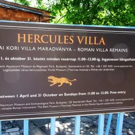 Budapesti Történeti Múzeum - Hercules Villa Budapest - Egyéb