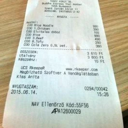 Buddha Express Thai Wok Bar - Szent István körút Budapest - Egyéb