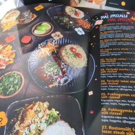 Buddha Original - Bartók Béla út Budapest - Étlap/itallap