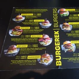Buddies Burger - Blaha Budapest - Étlap/itallap