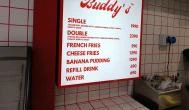 Buddy's Burger - Fehér Hajó utca Budapest - Étlap/itallap
