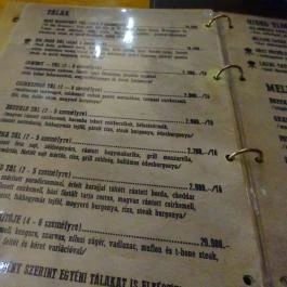 Buffalo Steak House Budapest - Étlap/itallap