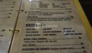 Buffalo Steak House Budapest - Étlap/itallap