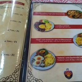 Bujdosó Székely Vendéglő Budapest - Étlap/itallap