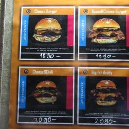Burger Bár-Hol Budapest - Étlap/itallap