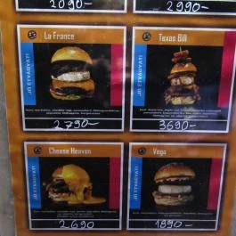 Burger Bár-Hol Budapest - Étlap/itallap