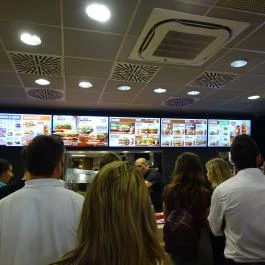 Burger King - Váci utca Budapest - Belső