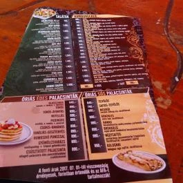 C-Univerzál Büfé Kistelek - Étlap/itallap