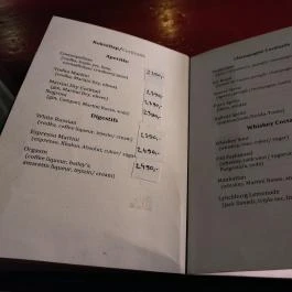 Cactus Juice Pub, Budapest - Étlap/itallap