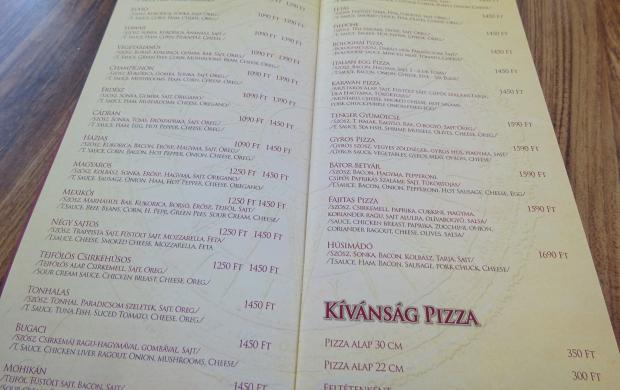 Cadran pizzéria pub ráckeve étlap Cadran pizzéria pub ráckeve étlap