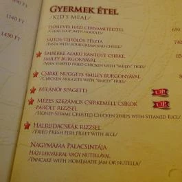 Cadran Pizzéria Pub Ráckeve - Étlap/itallap