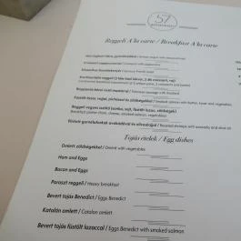 Café 57 Restaurant Budapest - Étlap/itallap