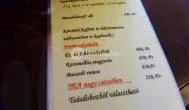 Café Antico Székesfehérvár - Étlap/itallap