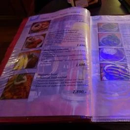 Café Tulipán Bistro Budapest - Étlap/itallap