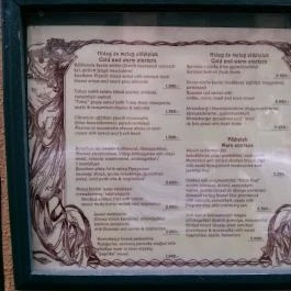 Café Bouchon, Budapest - Étlap/itallap