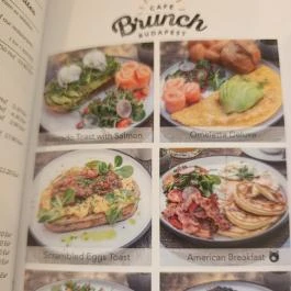 Cafe Brunch - Lánchíd Budapest - Étlap/itallap