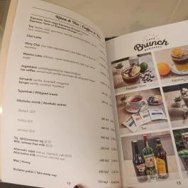 Cafe Brunch - Lánchíd Budapest - Étlap/itallap