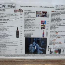 Mr&Mrs Columbo Söröző Étterem Budapest - Étlap/itallap