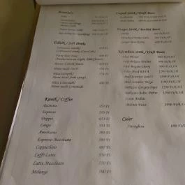 Café Delion Bistro Budapest - Étlap/itallap