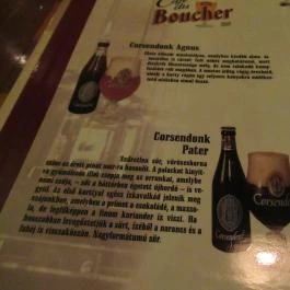 Café du Boucher Belga söröző-étterem Miskolc - Étlap/itallap