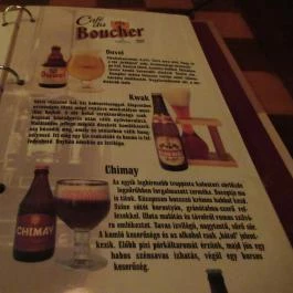 Café du Boucher Belga söröző-étterem Miskolc - Étlap/itallap