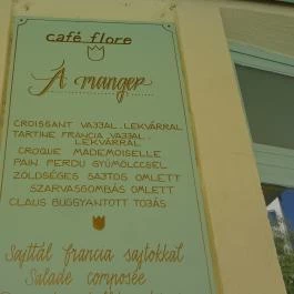 Café Flore Matin et Soir, Budapest - Étlap/itallap