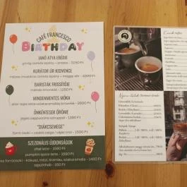 Café Francesco Budapest - Étlap/itallap