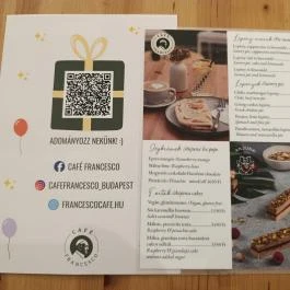 Café Francesco Budapest - Étlap/itallap