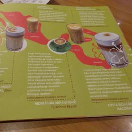 Cafe Frei - Árkád Budapest - Étlap/itallap