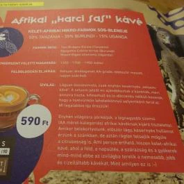 Cafe Frei - Árkád Budapest - Étlap/itallap