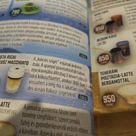 Cafe Frei - Nyugati tér Budapest - Étlap/itallap