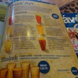 Cafe Frei - Uniqua Budapest - Étlap/itallap