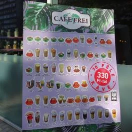 Cafe Frei - V17 Budapest - Étlap/itallap