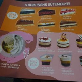 Cafe Frei - V17 Budapest - Étlap/itallap