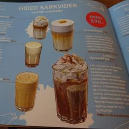 Cafe Frei - V17 Budapest - Étlap/itallap