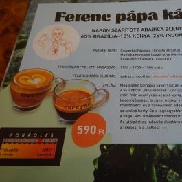 Cafe Frei - Corvin Plaza Budapest - Étlap/itallap