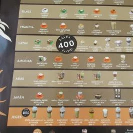 Cafe Frei, Érd - Étlap/itallap